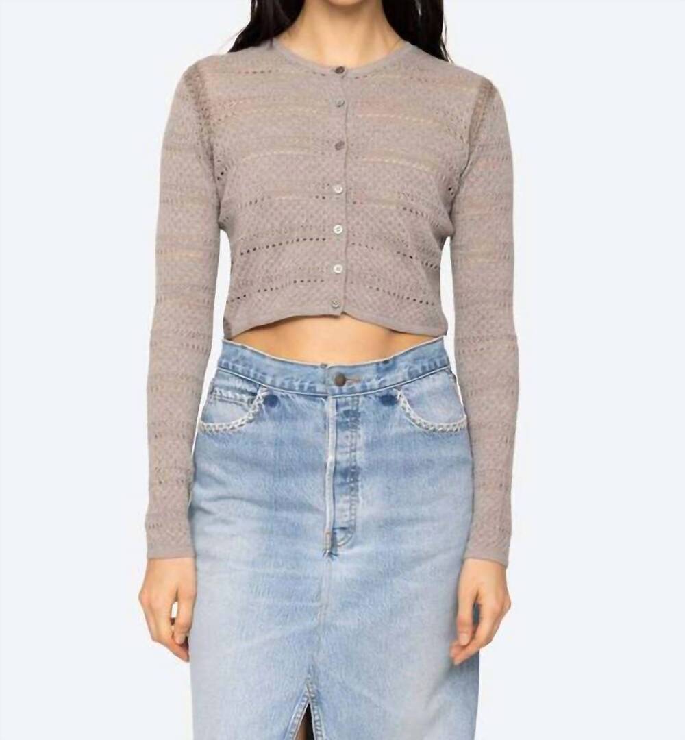 NEW SEA syble cardigan in grey